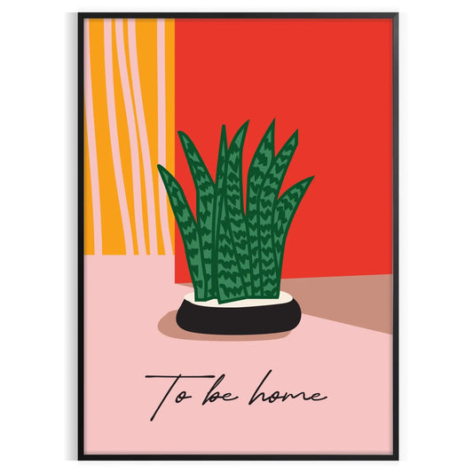 space Botanical 12 Poster vibrant green orange hues exquisite wall art perfect gift nature lovers touch elegance room sizes A4 cm A0