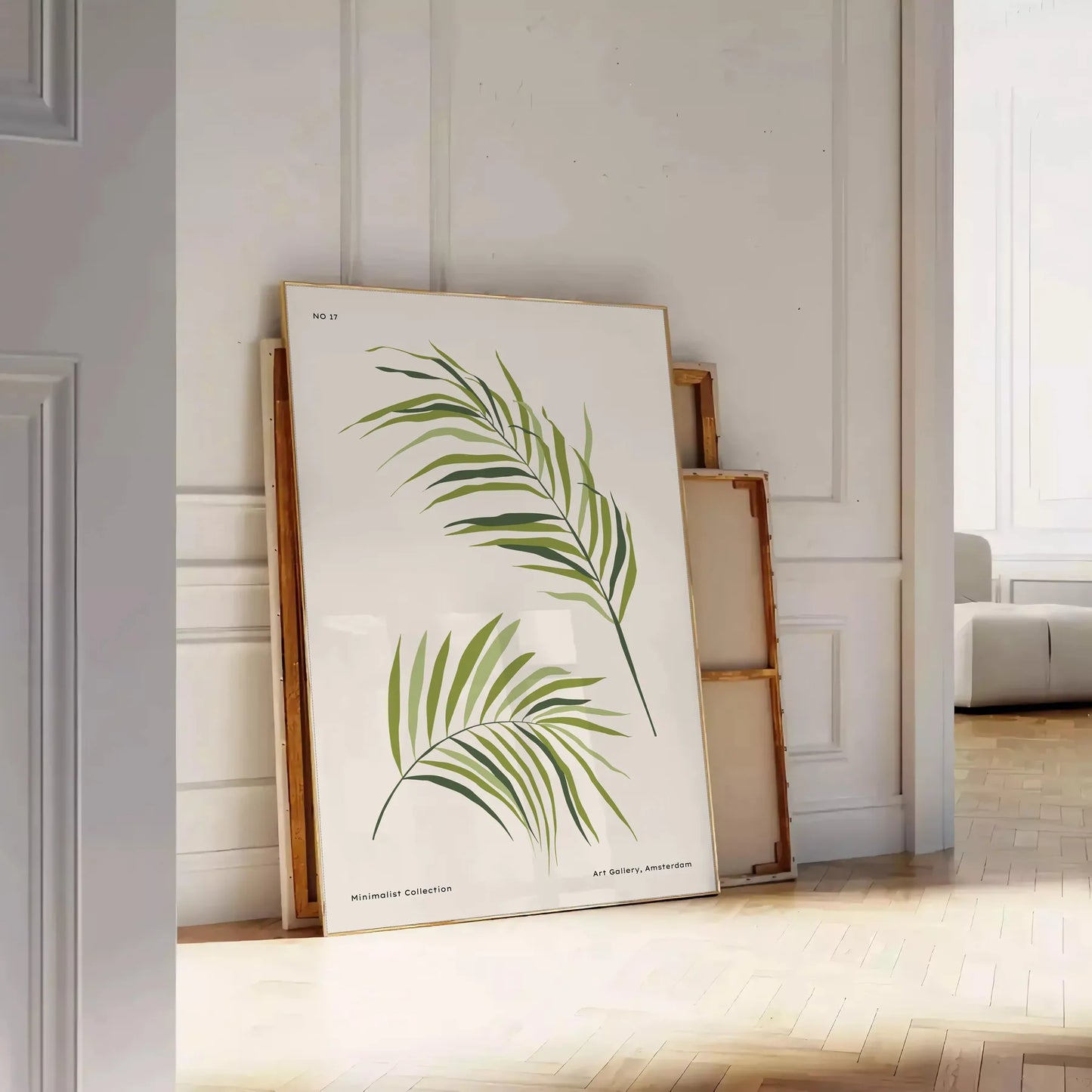 space Botanical 15 poster stunning wall art piece vibrant orange gray hues gift decor eye artwork nature indoors unframed versions